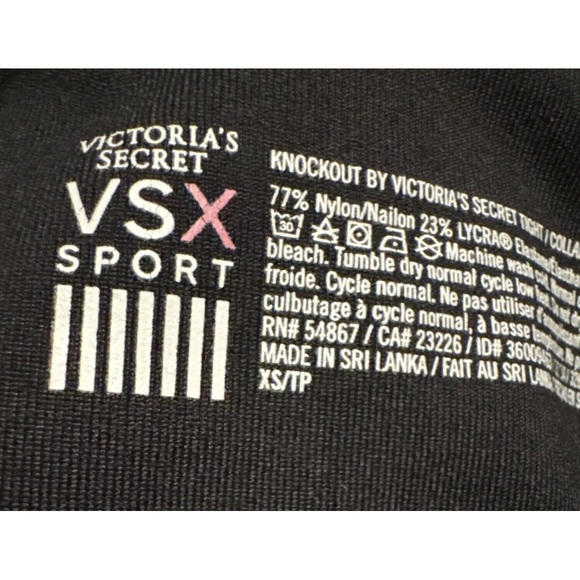 VSX Victoria Secret Sport knockout leggings tight Size XS full length colorful - Picture 4 of 8